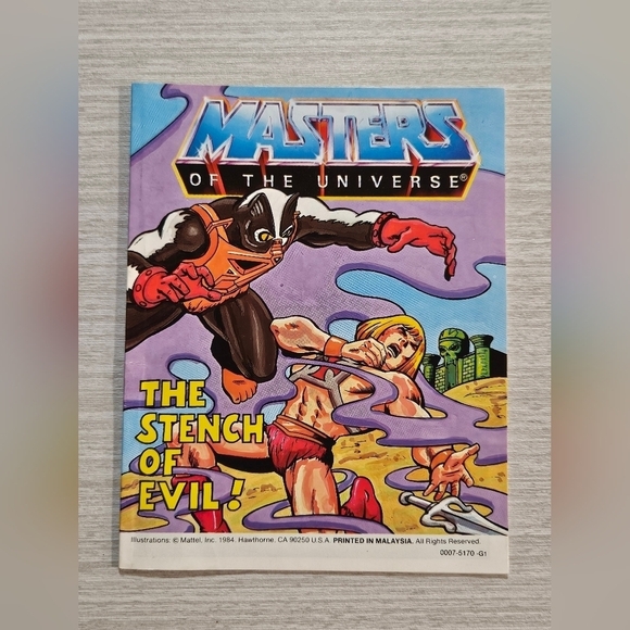 1984 MOTU Masters Of The Universe Mini Comic Book The Stench Of Evil! - Picture 1 of 3